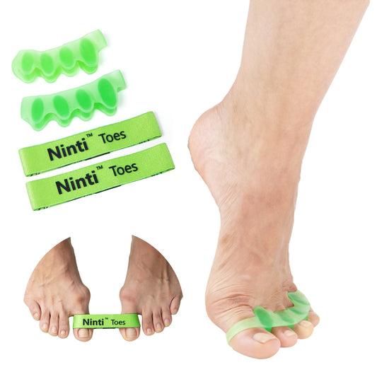 NINTI Silicone Toe Separators, Resistance Band, Toe Spacer for Alignment