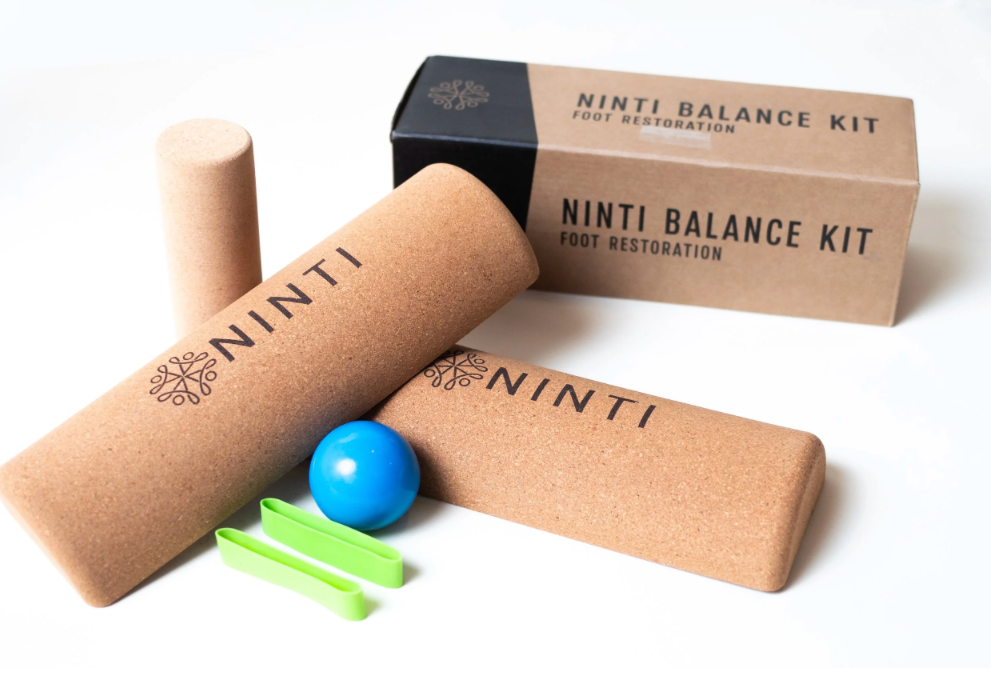 Ninti Balance Board - Premium Cork Balancing Board & Foot Strengthener for Enhanced Foot Function | Unique Design for Balance Stability & Foot Strength | Improve Mobility & Prevent Falls | Balance Trainer | USA Owned