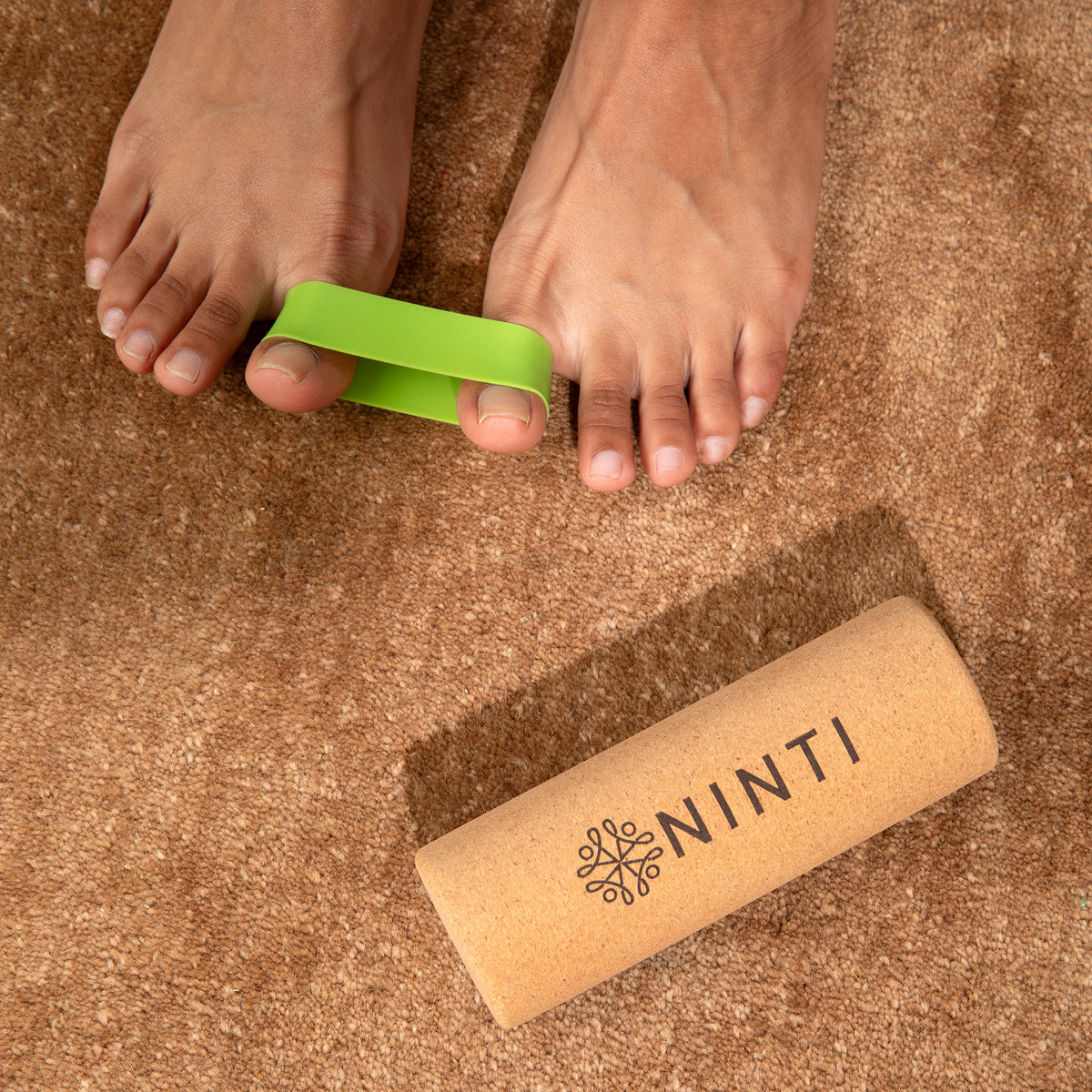 Ninti Balance Board - Premium Cork Balancing Board & Foot Strengthener for Enhanced Foot Function | Unique Design for Balance Stability & Foot Strength | Improve Mobility & Prevent Falls | Balance Trainer | USA Owned